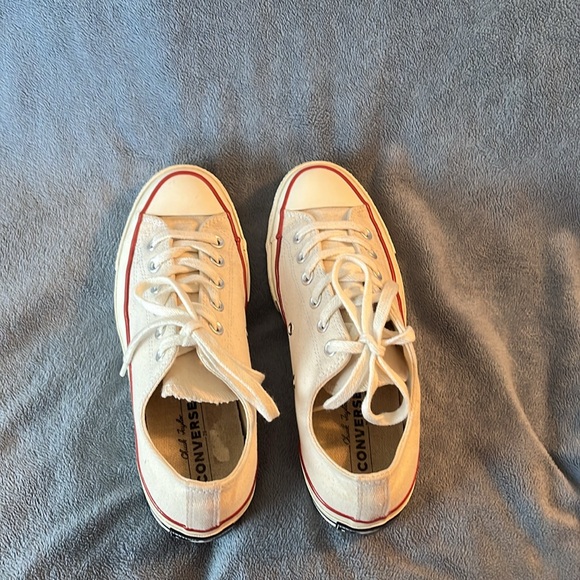 Converse Chuck 70 Low Top Cream Sneakers Women’s 7.5 Men’s 5.5 - Picture 2 of 5